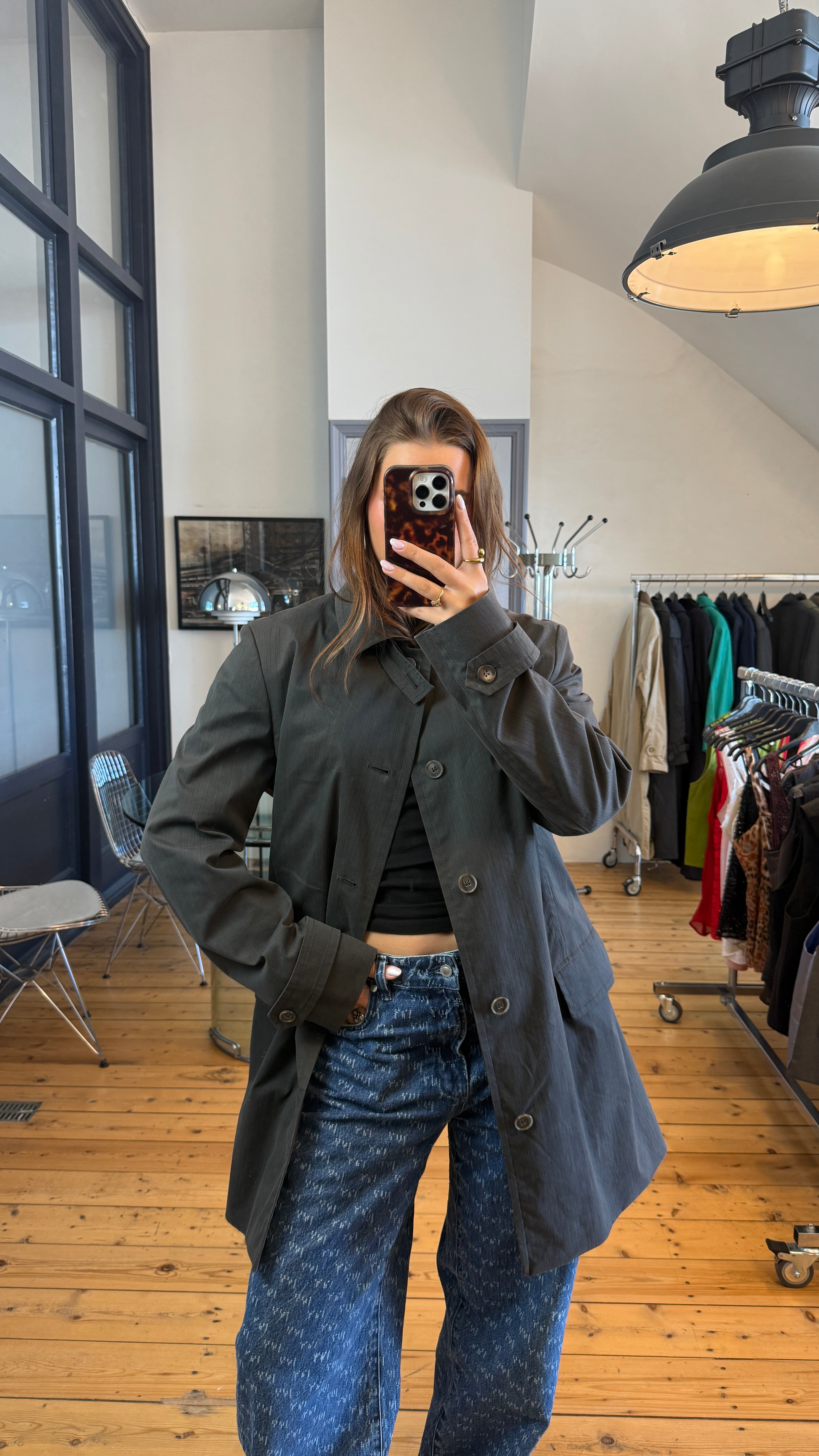 SHORT TRENCHCOAT