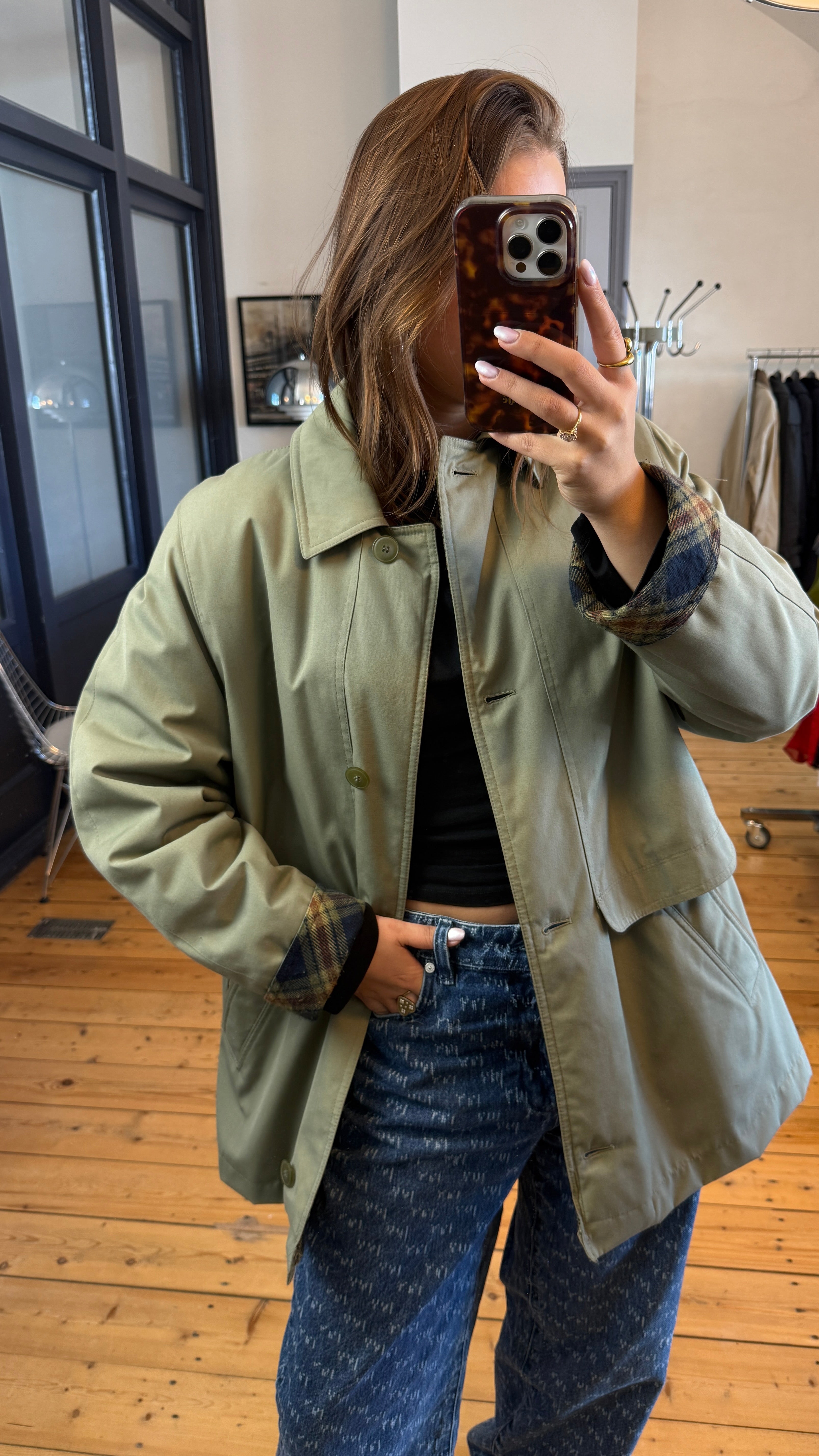 SHORT TRENCHCOAT