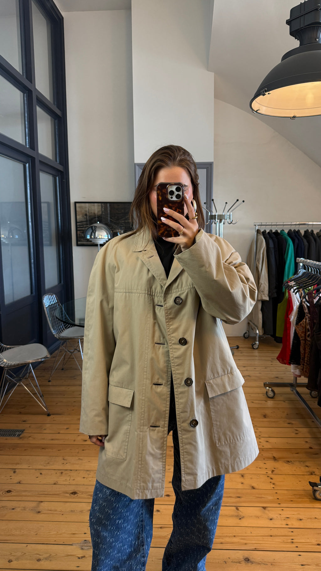 SHORT TRENCHCOAT