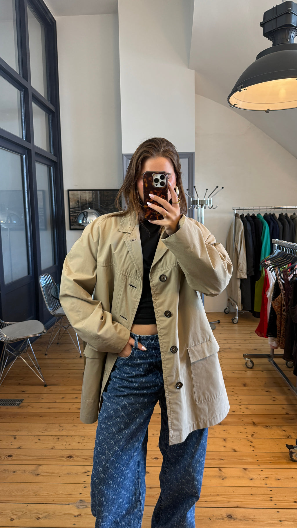 SHORT TRENCHCOAT