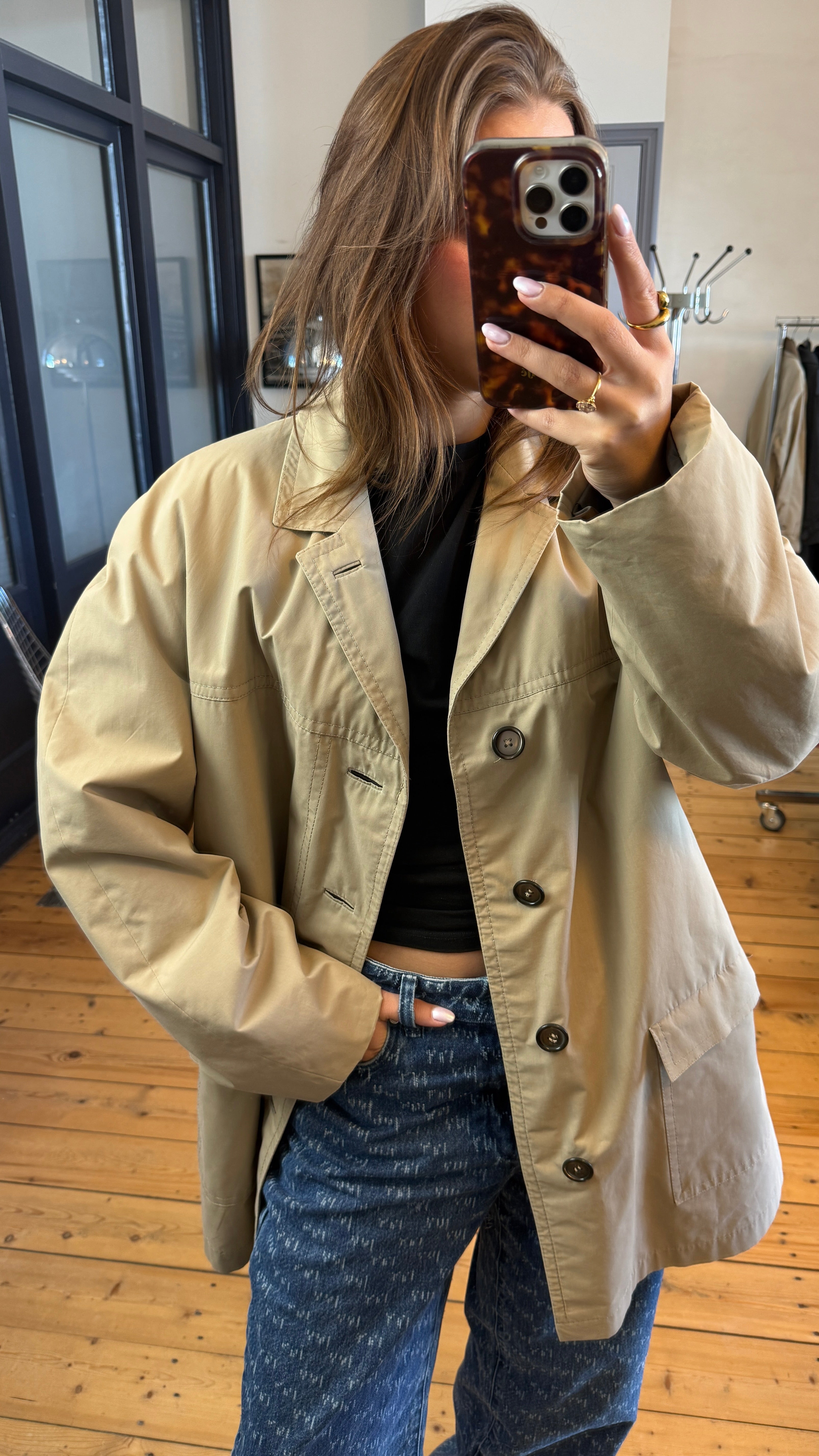 SHORT TRENCHCOAT